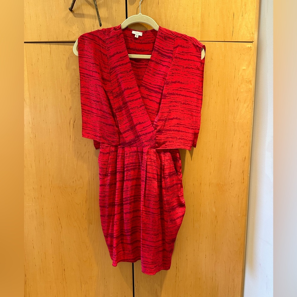 Cape Sleeve short dress